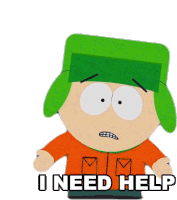 I Need Help Kyle Sticker - I Need Help Kyle South Park Stickers
