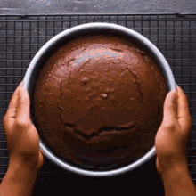 Flip Chocolate Cake GIF