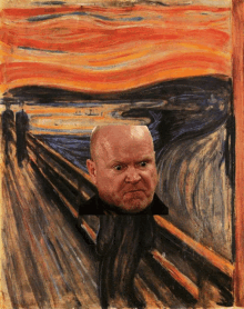 Phil Mitchell Leespoons GIF - Phil Mitchell Leespoons The Scream GIFs