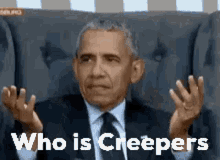 Creepers Obama GIF - Creepers Obama GIFs