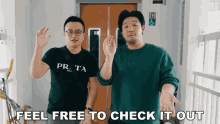 Feel Free To Check It Out Ryan GIF - Feel Free To Check It Out Ryan Aiken Chia GIFs