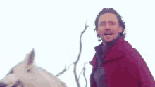 Tom Hiddleston Happy GIF - Tom Hiddleston Happy Good Morning GIFs