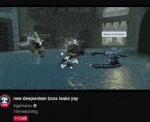 a screen shot of a video game with the words new deepwoken boss leaks yay