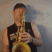 Playing Saxophone Less Than Jake GIF - Playing Saxophone Less Than Jake Lie To Me Song GIFs