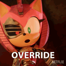 Override Amy Rose GIF - Override Amy Rose Sonic Prime GIFs