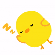 bird cute animal yellow sleep