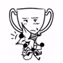 a cartoon drawing of a heart shaped object sitting on top of a tree trunk .