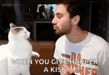 Kiss Cat GIF - Kiss Cat Slap GIFs