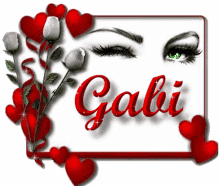gabriela gabi rose flowers hearts