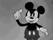 Youre Mad Black And White GIF - Youre Mad Black And White Mickey Mouse GIFs