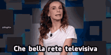 Emanuela Fanelli Bel Palinsesto GIF - Emanuela Fanelli Bel Palinsesto Bella Rete Televisiva GIFs