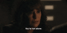 Youre Not Alone Deanna Troi GIF - Youre Not Alone Deanna Troi Star Trek Picard GIFs