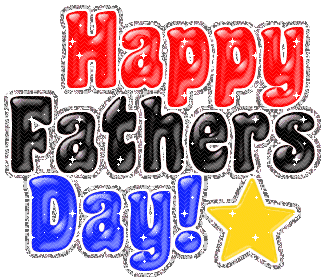 Happy Fathers Day Glitters Sticker - Happy Fathers Day Glitters Greeting Stickers
