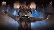 Hug The Masked Singer GIF - Hug The Masked Singer Mouse GIFs
