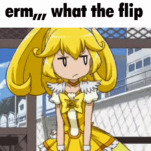Erm What That Flip Smile Precure GIF - Erm What That Flip Smile Precure Erm GIFs