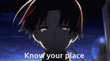 Know Your Place Ayano Koji GIF - Know Your Place Ayano Koji Classroom Of The Elite GIFs