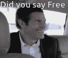 Did You Say Free GIF - Did You Say Free Happy GIFs