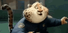 so cute zootopia officer clawhauser