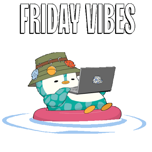 Friday Good Vibes Sticker - Friday Good Vibes Vibes Stickers