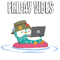 Friday Good Vibes Sticker - Friday Good Vibes Vibes Stickers