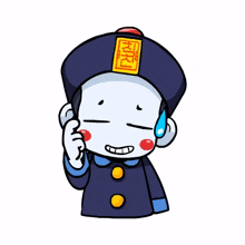 jiangshi cute awkward embarrassed difficult