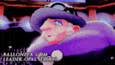 a cartoon character with the name balloniea gym leader opal fairy