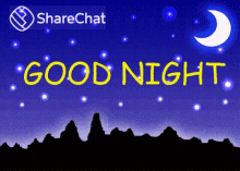 Good Night Night GIF - Good Night Night Stars GIFs