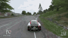 video game racing car flip over cool