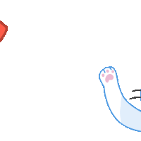 a cartoon cat with a green backpack holds a red envelope