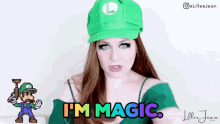 Luigi Green GIF - Luigi Green Magic GIFs