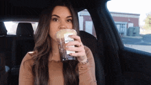 Steph Pappas Cookie Butter Cold Brew GIF - Steph Pappas Cookie Butter Cold Brew Dunkin GIFs