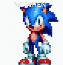 Sonic Me When GIF - Sonic Me When Fortnite GIFs