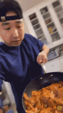 Flipping Chef Chris Cho GIF - Flipping Chef Chris Cho Flip The Food GIFs