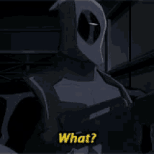 a cartoon character says babies creep me out while holding a gun