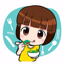 girl cute eat eating meal