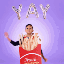 French Fries Hungry GIF - French Fries Hungry Yay GIFs