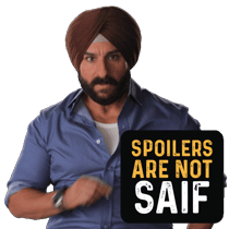 Spoilers Are Not Saif चुपचाप Sticker - Spoilers Are Not Saif चुपचाप बोलना Stickers
