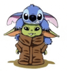 Stitch Yoda GIF - Stitch Yoda GIFs