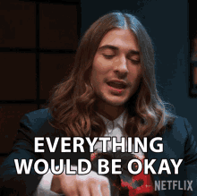 Everything Would Be Okay Oliver Fairmont GIF - Everything Would Be Okay Oliver Fairmont First Kill GIFs