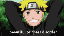 a picture of a cartoon character with the words beautiful princess disorder on the bottom