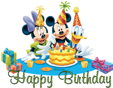 Happy Birthday Disney Sticker - Happy Birthday Disney Donald Duck Stickers