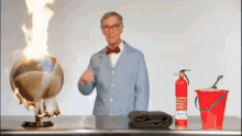 Bill Nye Global Warming GIF - Bill Nye Global Warming Fire GIFs