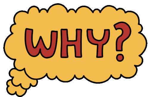 Why Porque Sticker - Why Porque Question Stickers