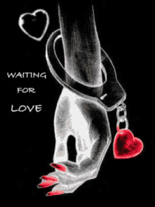 heart cuff waiting waiting for love