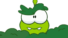 whats that om nom cut the rope annoyed mad