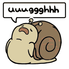 Snail Aminalstickers GIF - Snail Aminalstickers Uugh GIFs