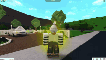 a person in a video game with the name stinky on their screen