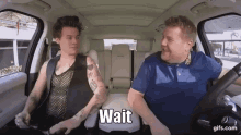 Harry Styles Wait GIF - Harry Styles Wait Carpool Karaoke GIFs