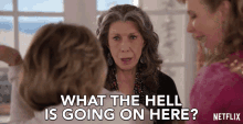 What The Hell Is Going On Here Lily Tomlin GIF - What The Hell Is Going On Here Lily Tomlin Frankie Bergstein GIFs