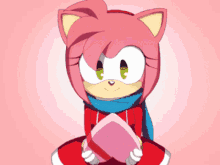 Sonic Amy Rose GIF - Sonic Amy Rose Valentines Day GIFs